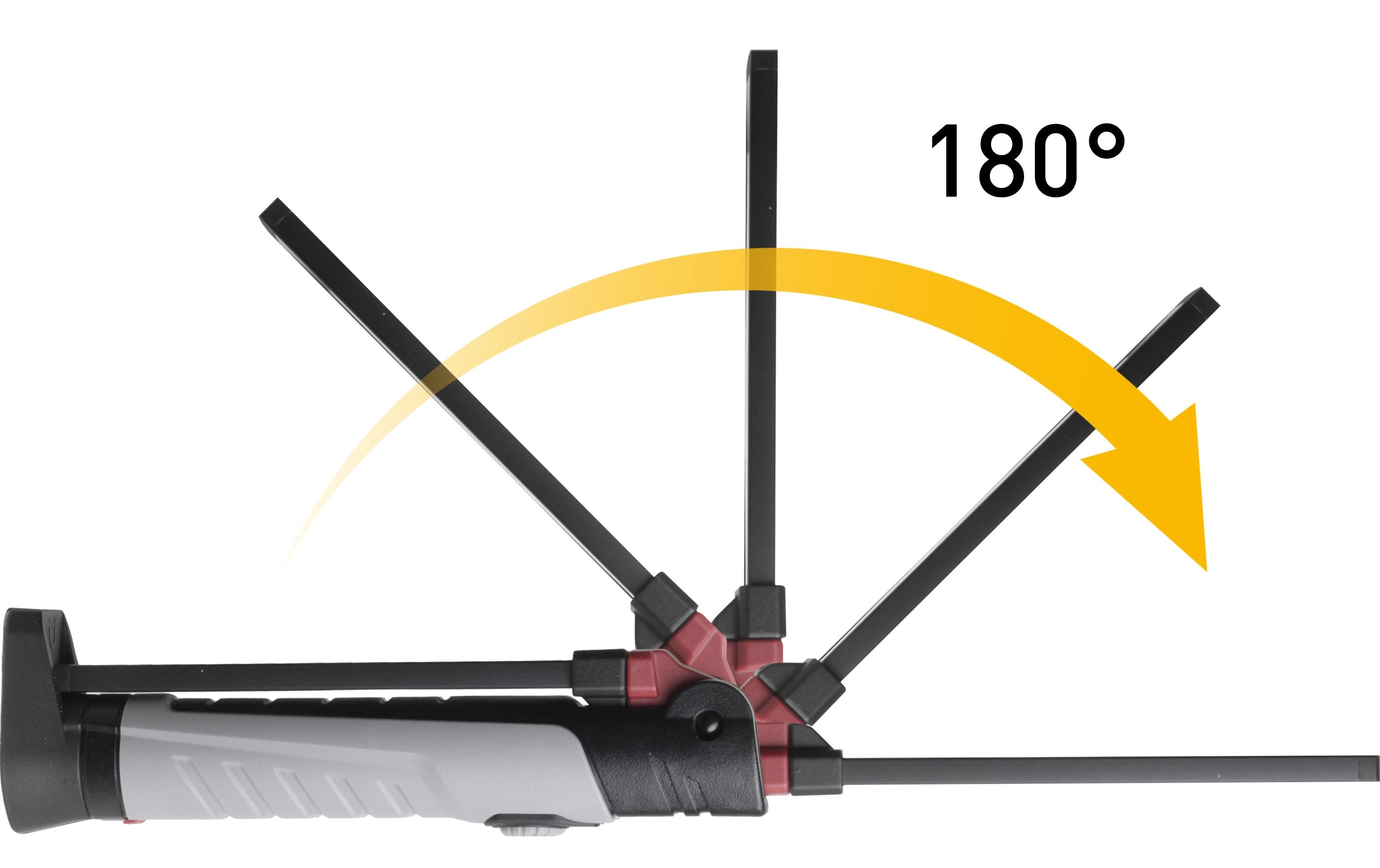 Kraftwerk Akku-Lampe 2 x LED Handlampe Slimlight 700, 3.7 V, 2600 mAh