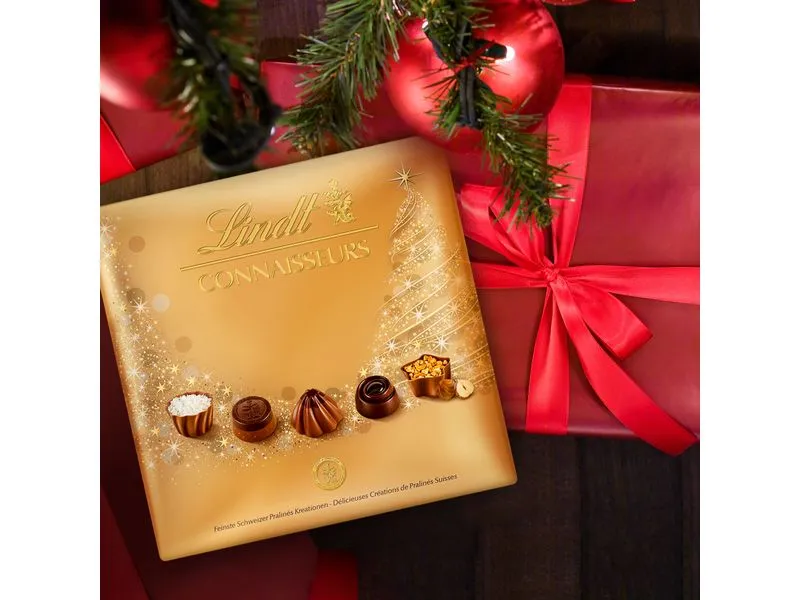 Lindt CONNAISSEURS Pralinés Assortiert Weihnachten 143g Lindt CONNAISSEURS Pralinés Assortiert Weihnachten 143g