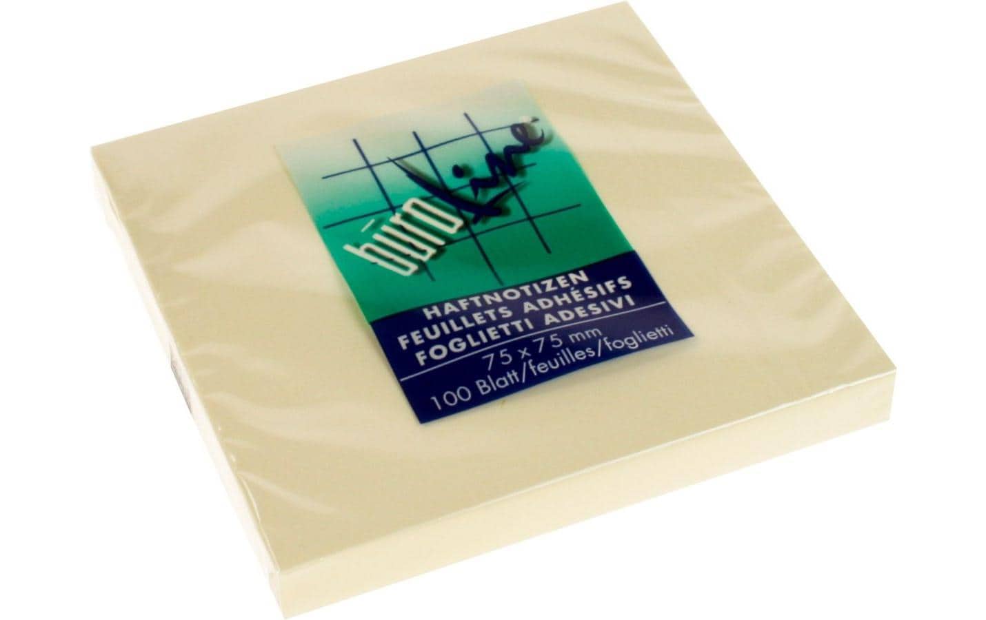 Büroline Notizzettel 7.5 x 7.5 cm, 1 Block à 100 Blatt, Gelb Büroline Notizzettel 7.5 x 7.5 cm, 1 Block à 100 Blatt, Gelb