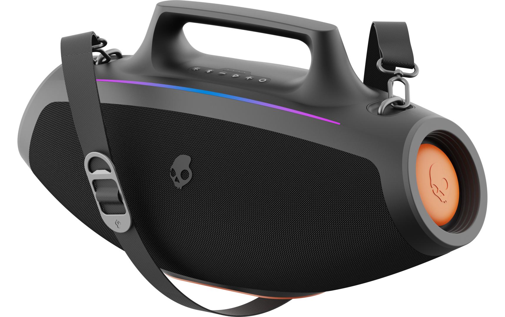 Skullcandy Bluetooth Speaker Barrel Boombox Schwarz
