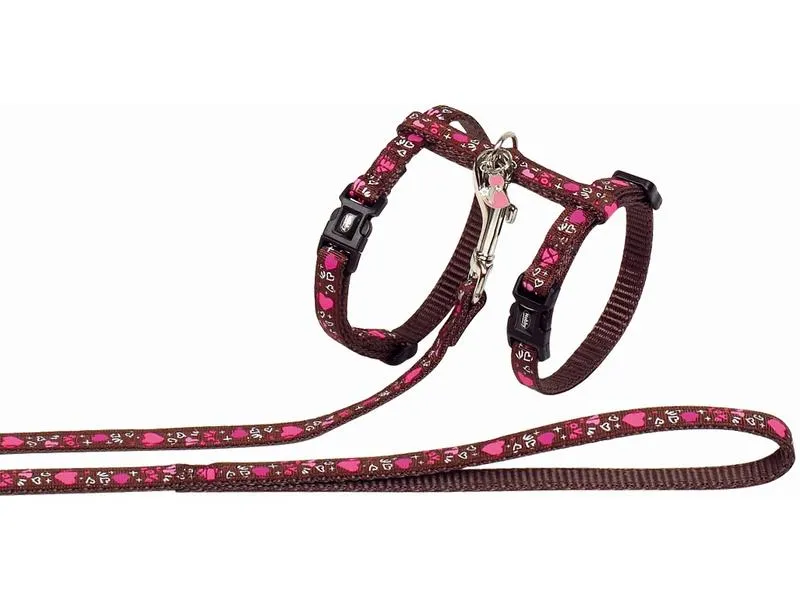 Nobby Katzenhalsband Garnitur Love, Rot