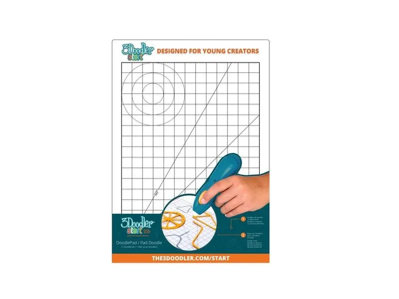 3Doodler Zeichenunterlage Start+ Dunkelblau/Weiss