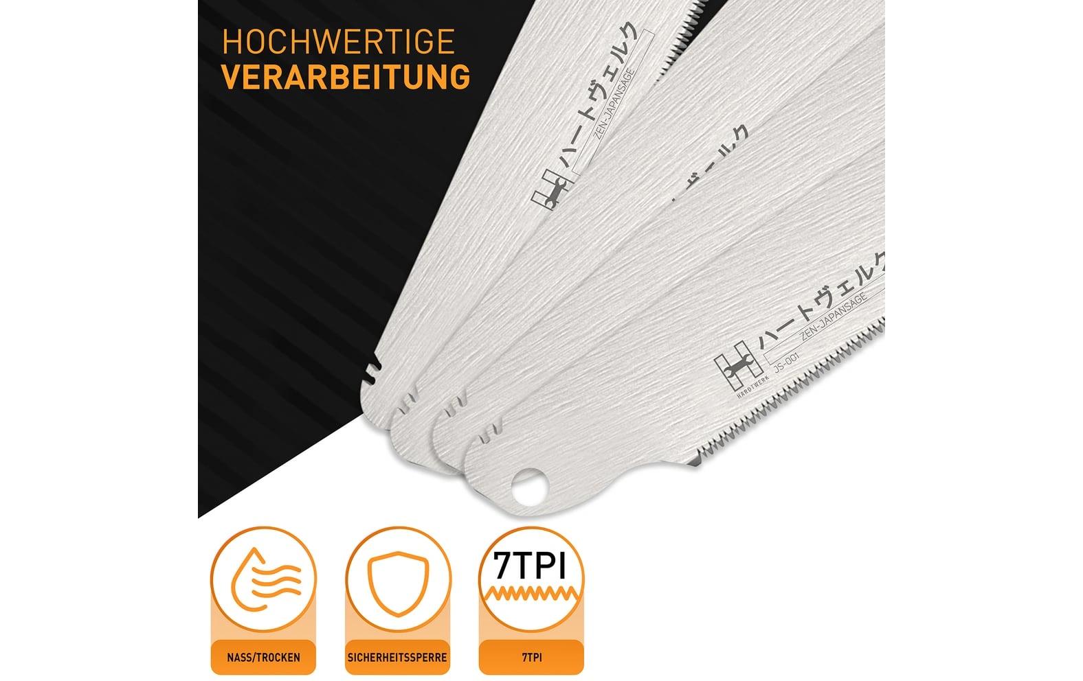 Hardtwerk Sägeblatt für Japansäge Zen 240 mm