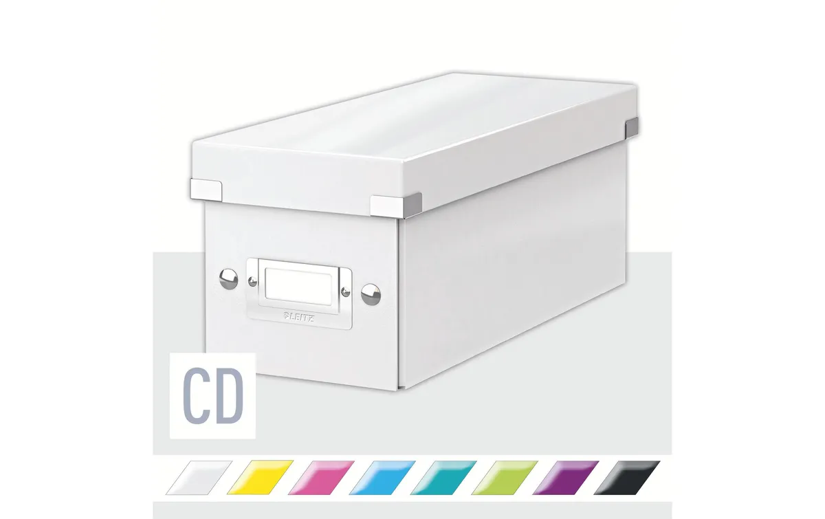 Leitz Kopfhörer & Headset-Halter Click & Store 30 CD-Hüllen, Weiss Leitz Kopfhörer & Headset-Halter Click & Store 30 CD-Hüllen, Weiss