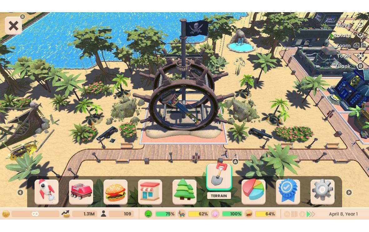 Atari Games RollerCoaster Tycoon Adventures Deluxe [NSW] (D) (Box)