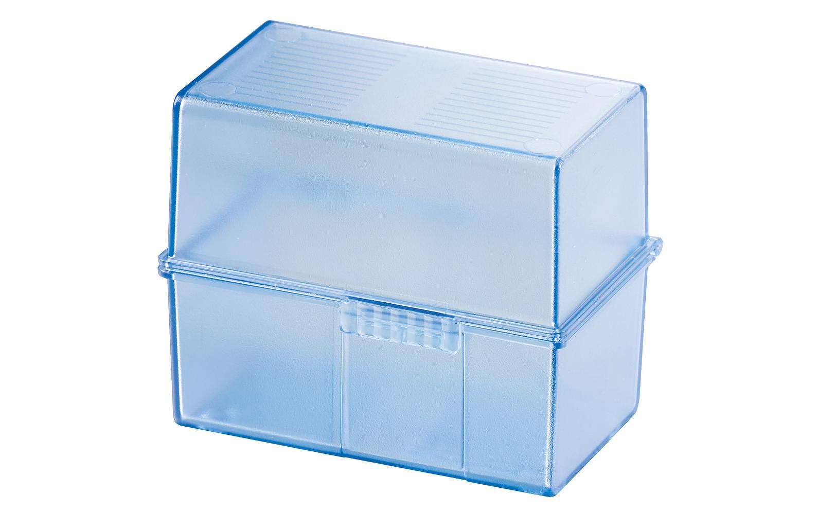 HAN Karteibox A8, Blau/Transparent HAN Karteibox A8, Blau/Transparent