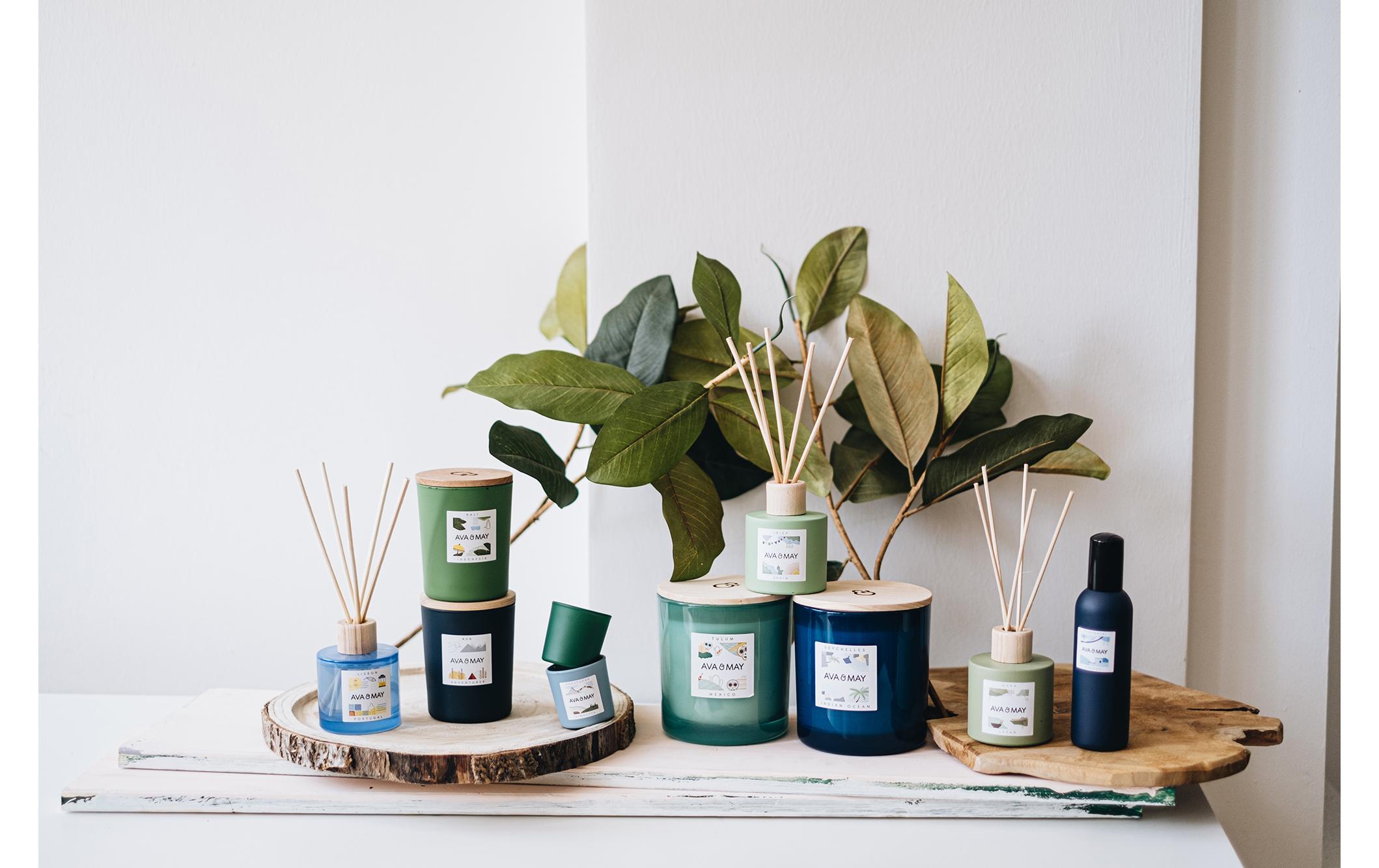 AVA & MAY Duftkerze Tulum Gross, 500 g