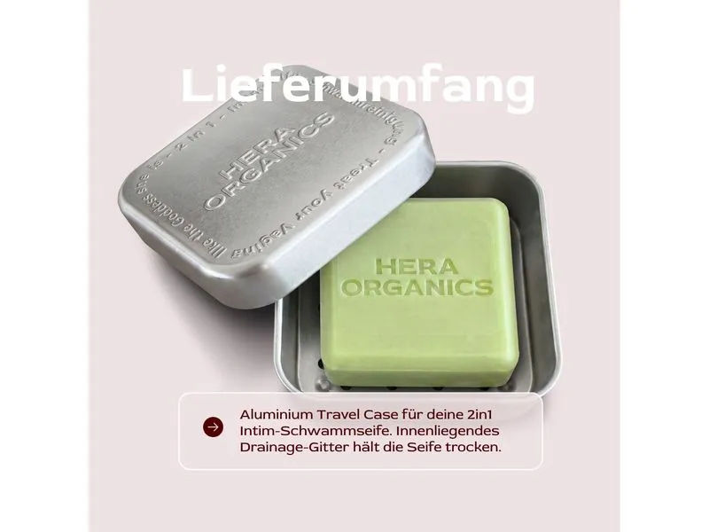 Hera Organics Travel Case für Seife 1 Stück Hera Organics Travel Case für Seife 1 Stück
