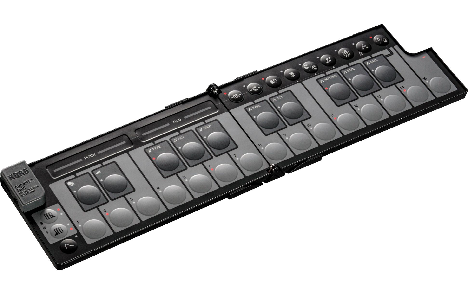 Korg Keyboard Controller nanoKEY Fold Black Korg Keyboard Controller nanoKEY Fold Black