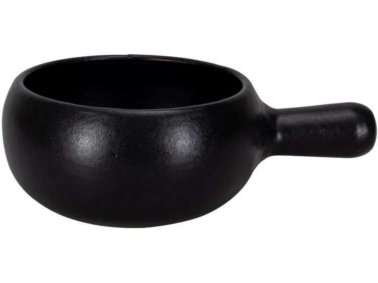 Nouvel Fondue-Topf Bombata-Nero, Ø 22 cm, Schwarz