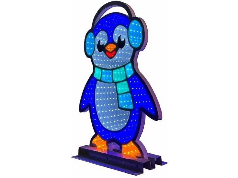 Dameco LED Figur Pinguinmit Infinity Effekt Outdoor Dameco LED Figur Pinguinmit Infinity Effekt Outdoor