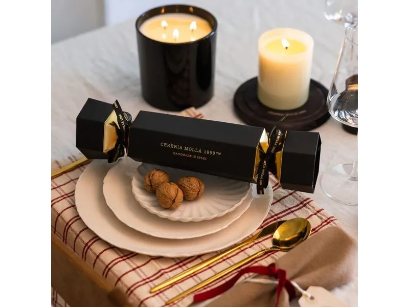 Cerería Mollá Giftset Cracker Santal & Tonka Schwarz Gold Cerería Mollá Giftset Cracker Santal & Tonka Schwarz Gold