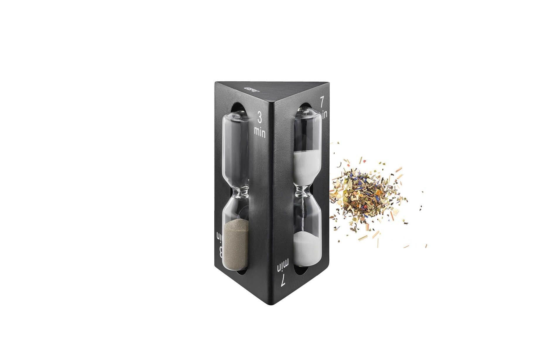 GEFU Tee-Sanduhr Sando Schwarz/Transparent