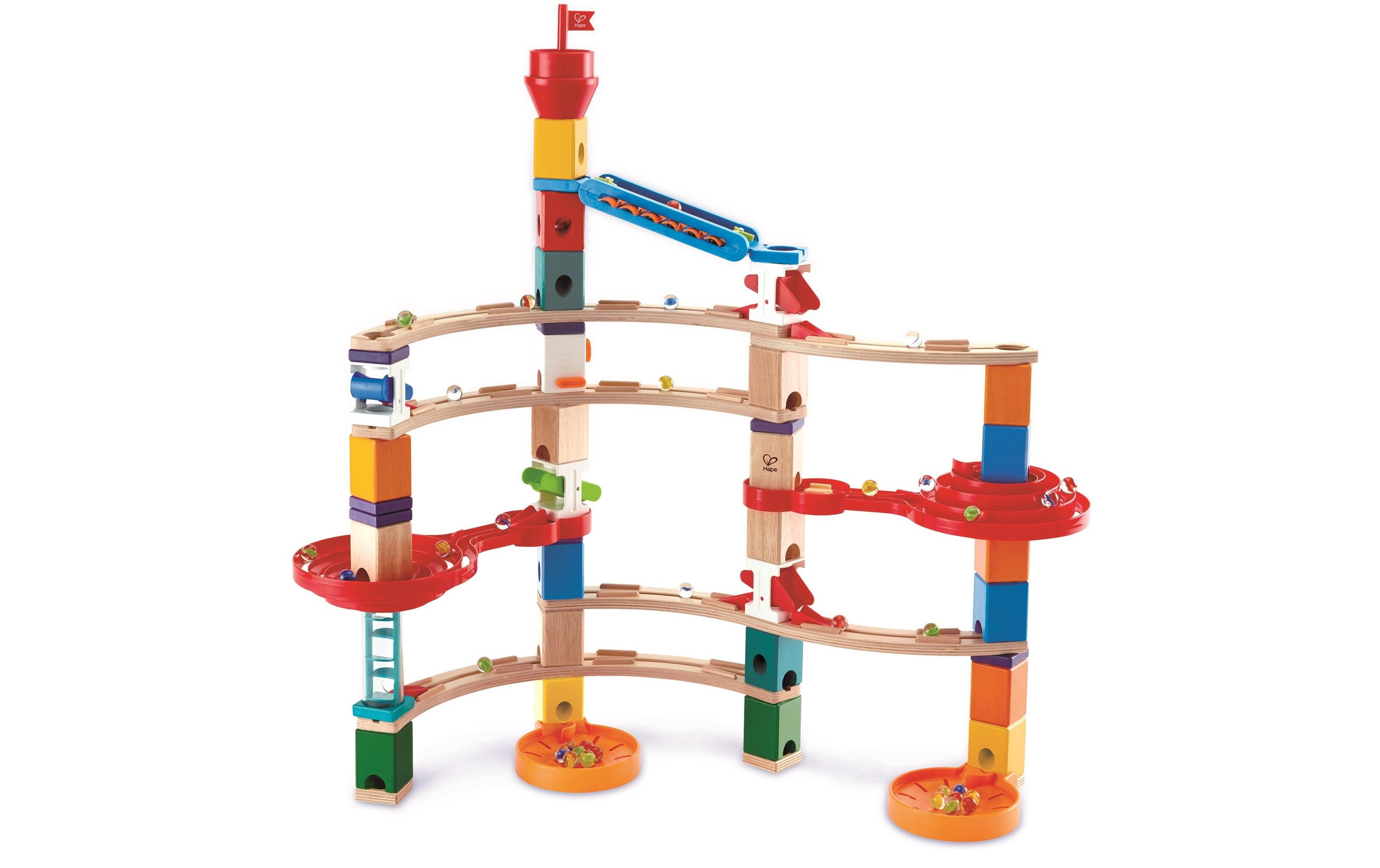 Hape Kugelbahn Quadrilla: Super Spiralburg