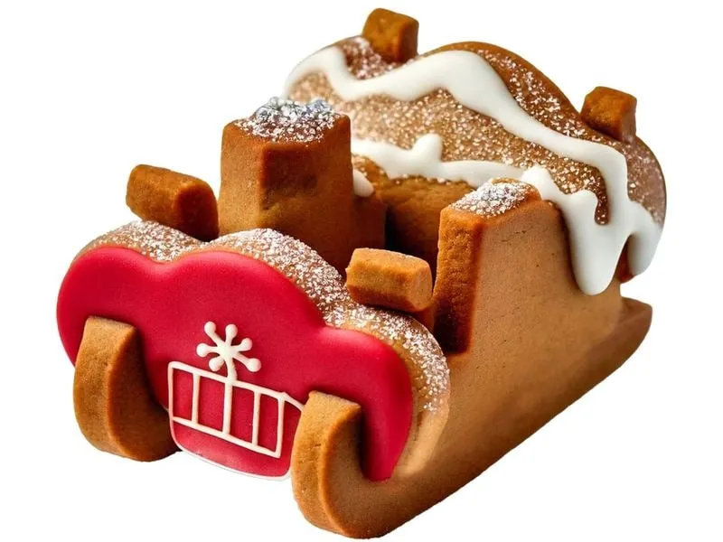 BackshopSchweiz Ausstechform 3d Weihnachtsschlitten Set - 4-teilig BackshopSchweiz Ausstechform 3d Weihnachtsschlitten Set - 4-teilig