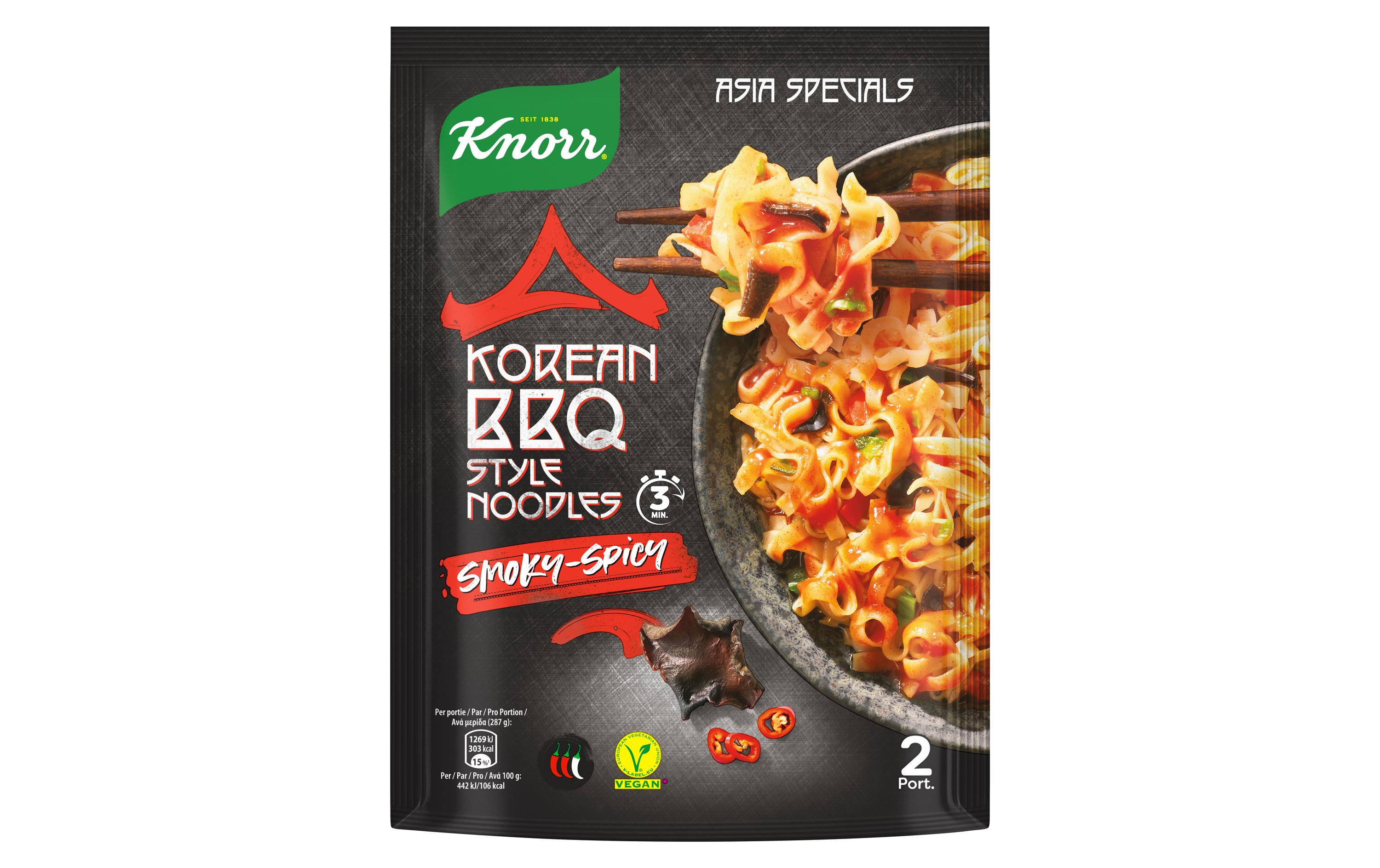 Knorr Fertiggericht Asia Specials Korean BBQ Noodles 2 Portionen Knorr Fertiggericht Asia Specials Korean BBQ Noodles 2 Portionen