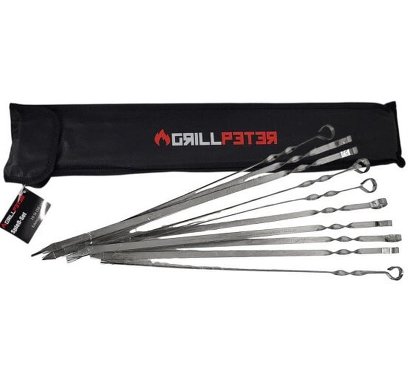 GRILLPETER Schaschlikspiesse Schampura 10er-Set, 50 cm
