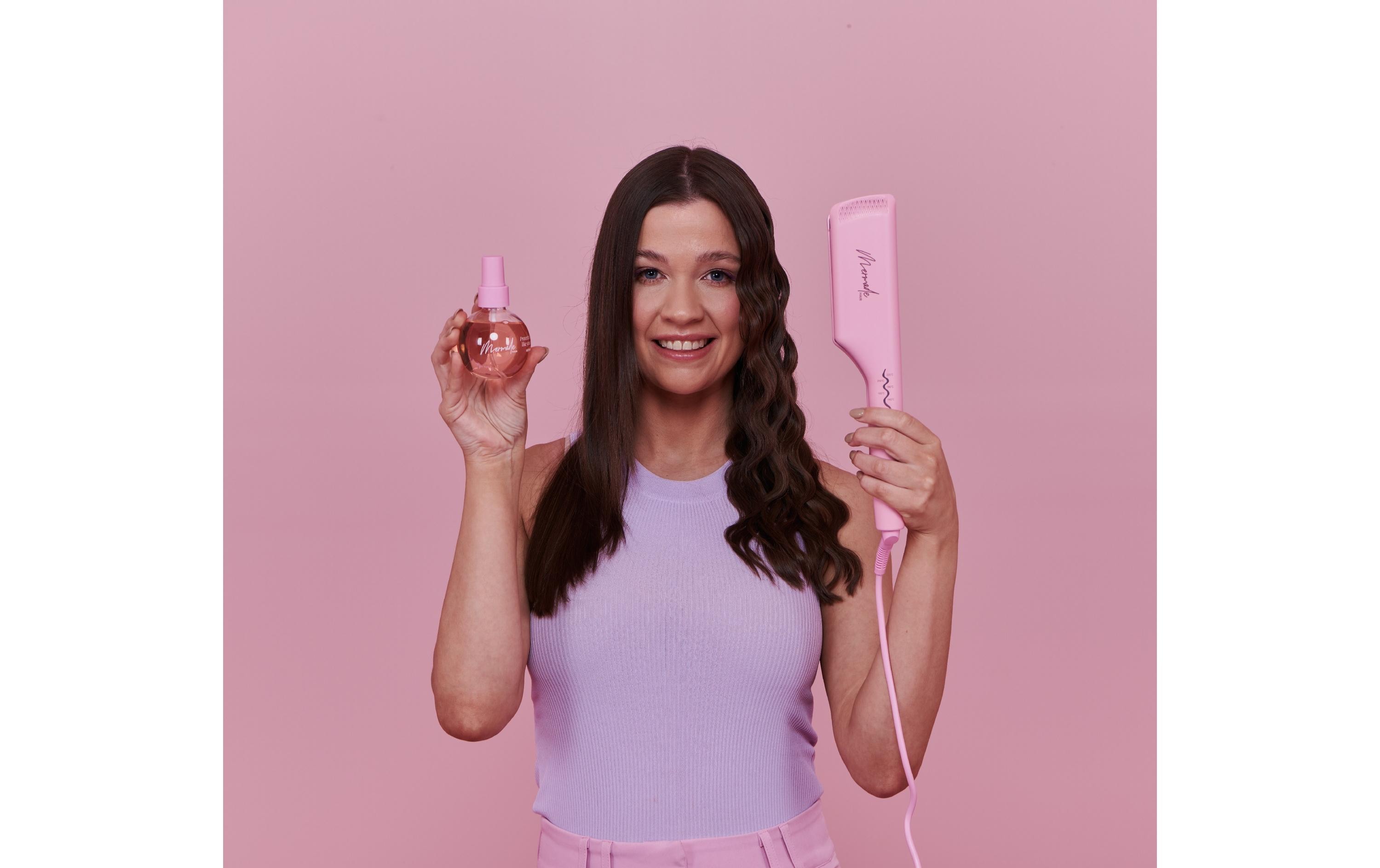Mermade Welleneisen Double Waver Pink