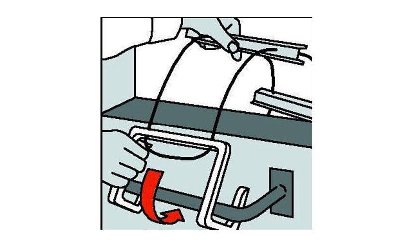 Mentrex Feuerleiter 12 m mit Abstandshalter