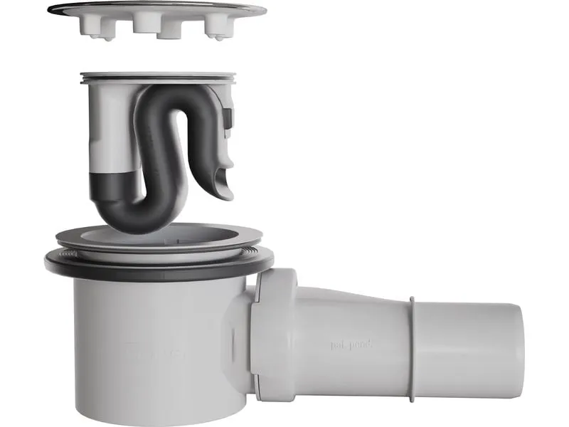 Visolva Reinigungsfreier Siphon mit Chrom Deckel Visolva Reinigungsfreier Siphon mit Chrom Deckel