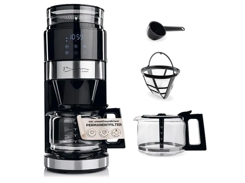 Barista Filterkaffeemaschine 30378 Schwarz/Silber Barista Filterkaffeemaschine 30378 Schwarz/Silber