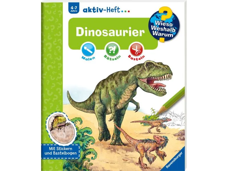 Ravensburger Kinder-Sachbuch WWW aktiv-Heft Dinosaurier Ravensburger Kinder-Sachbuch WWW aktiv-Heft Dinosaurier