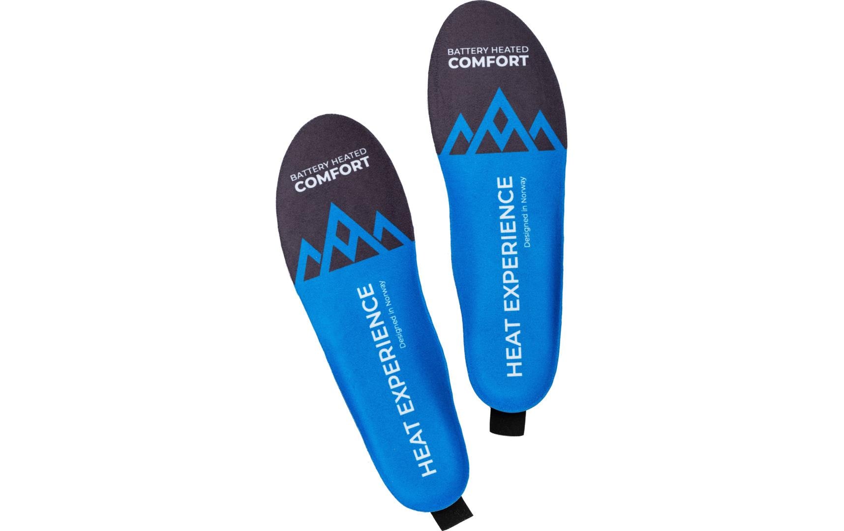 Heat Experience Beheizbare App-Einlegesohlen mit Wireless Charging - Blau, S