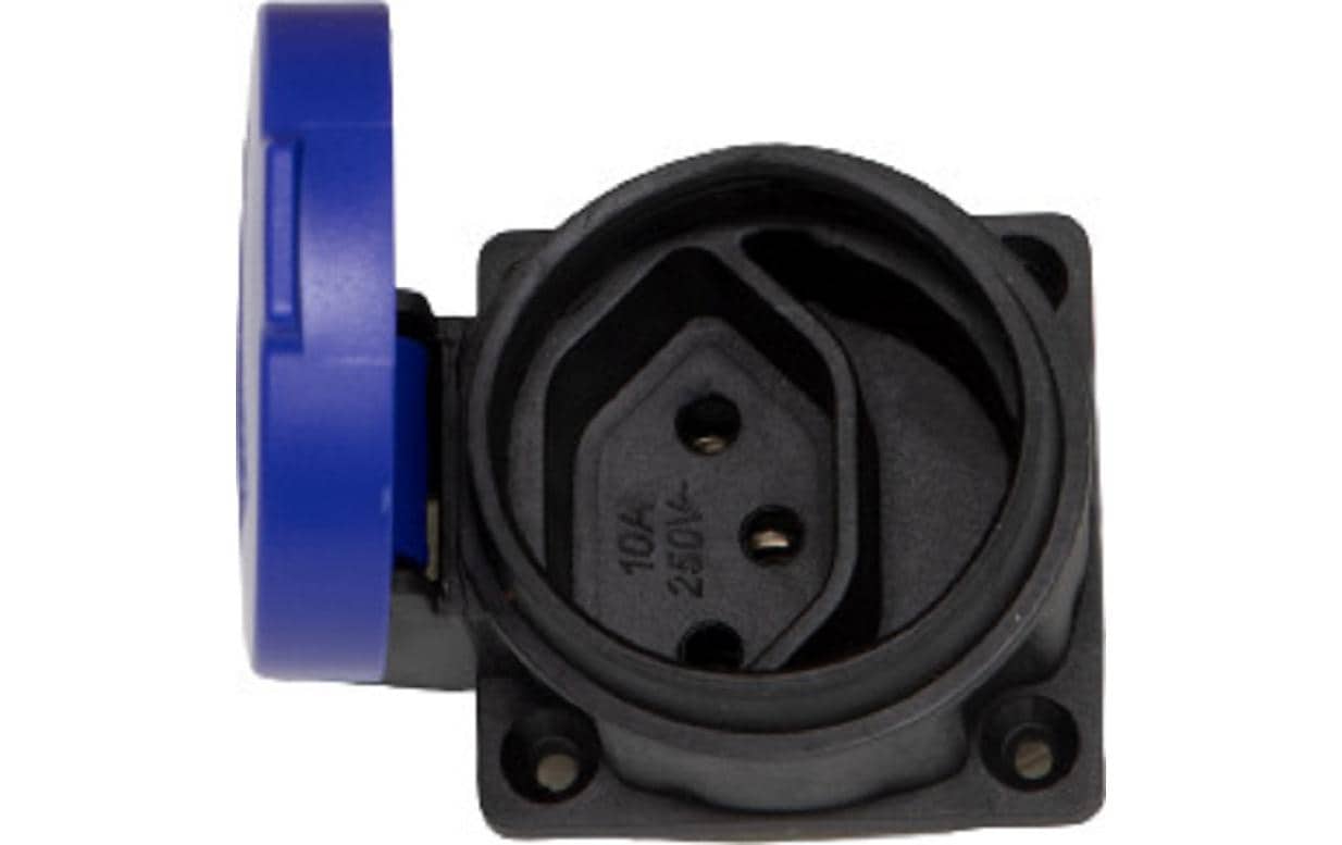 Brennenstuhl Einbausteckdose T13 IP55 Blau / Schwarz Brennenstuhl Einbausteckdose T13 IP55 Blau / Schwarz