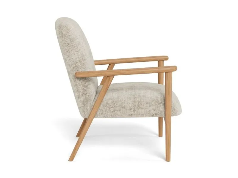 AC Design Sessel Auckland Beige, 71 x 84 x 83 cm