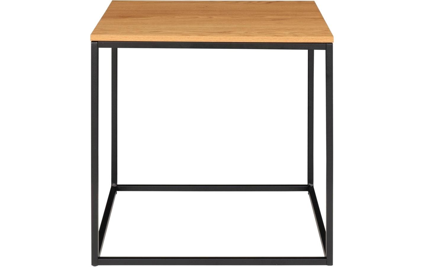 House Nordic Beistelltisch Vita 45 x 45 cm, Nature/Schwarz