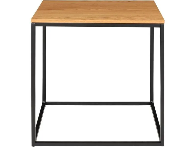 House Nordic Beistelltisch Vita 45 x 45 cm, Nature/Schwarz House Nordic Beistelltisch Vita 45 x 45 cm, Nature/Schwarz