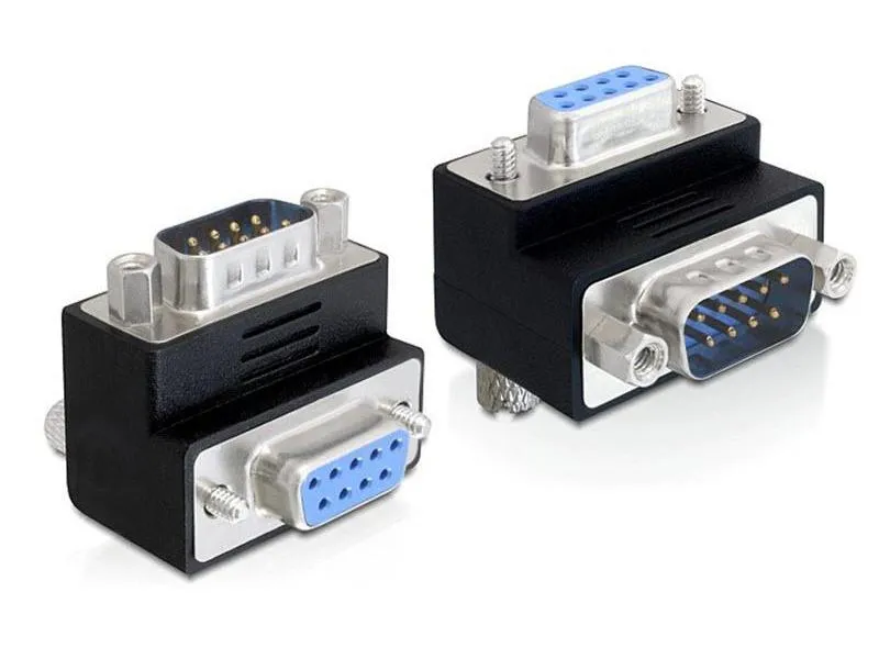 Delock Winkeladapter DB9 RS-232, 90° Delock Winkeladapter DB9 RS-232, 90°