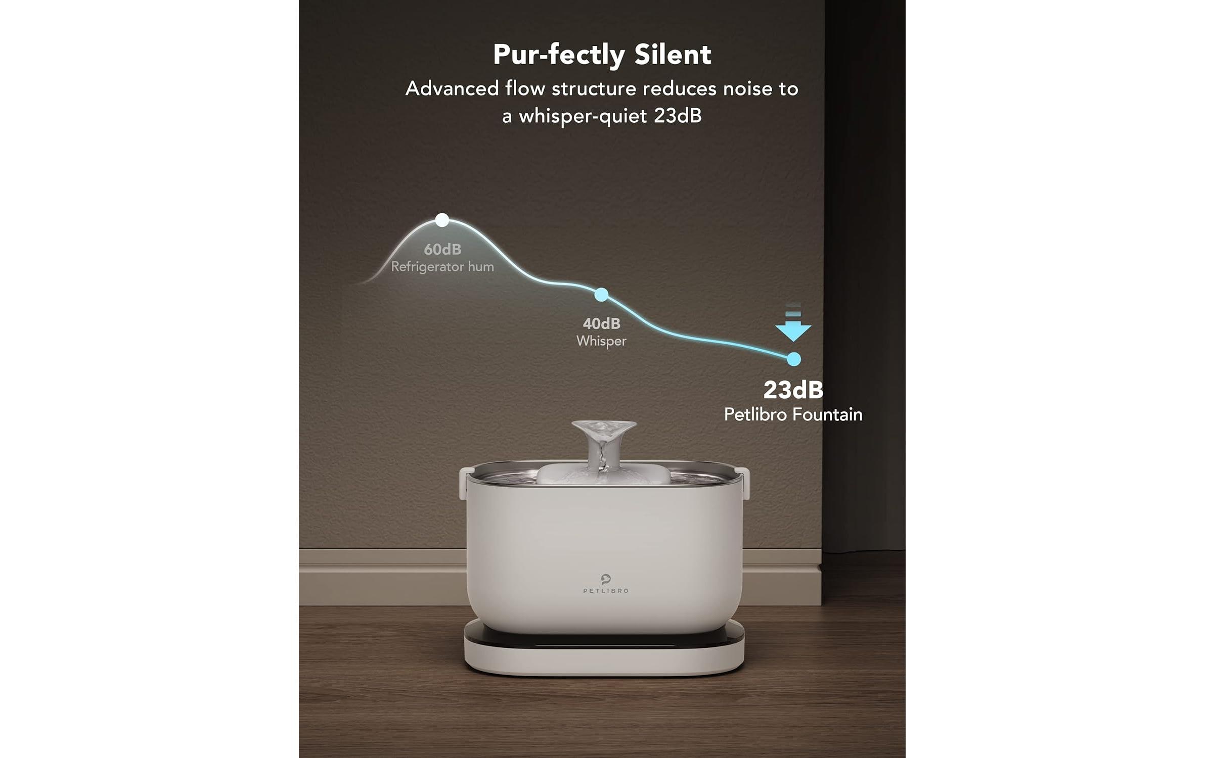 Petlibro Wasserautomat Dockstream Battery-Operated Fountain, 2.5 l