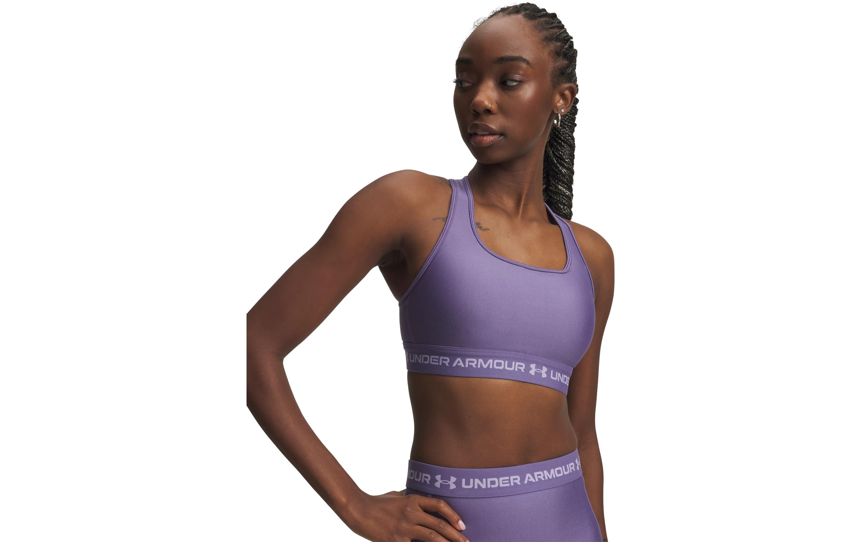 UNDER ARMOUR Sport-BH Crossback Mid Purple Luxe, L