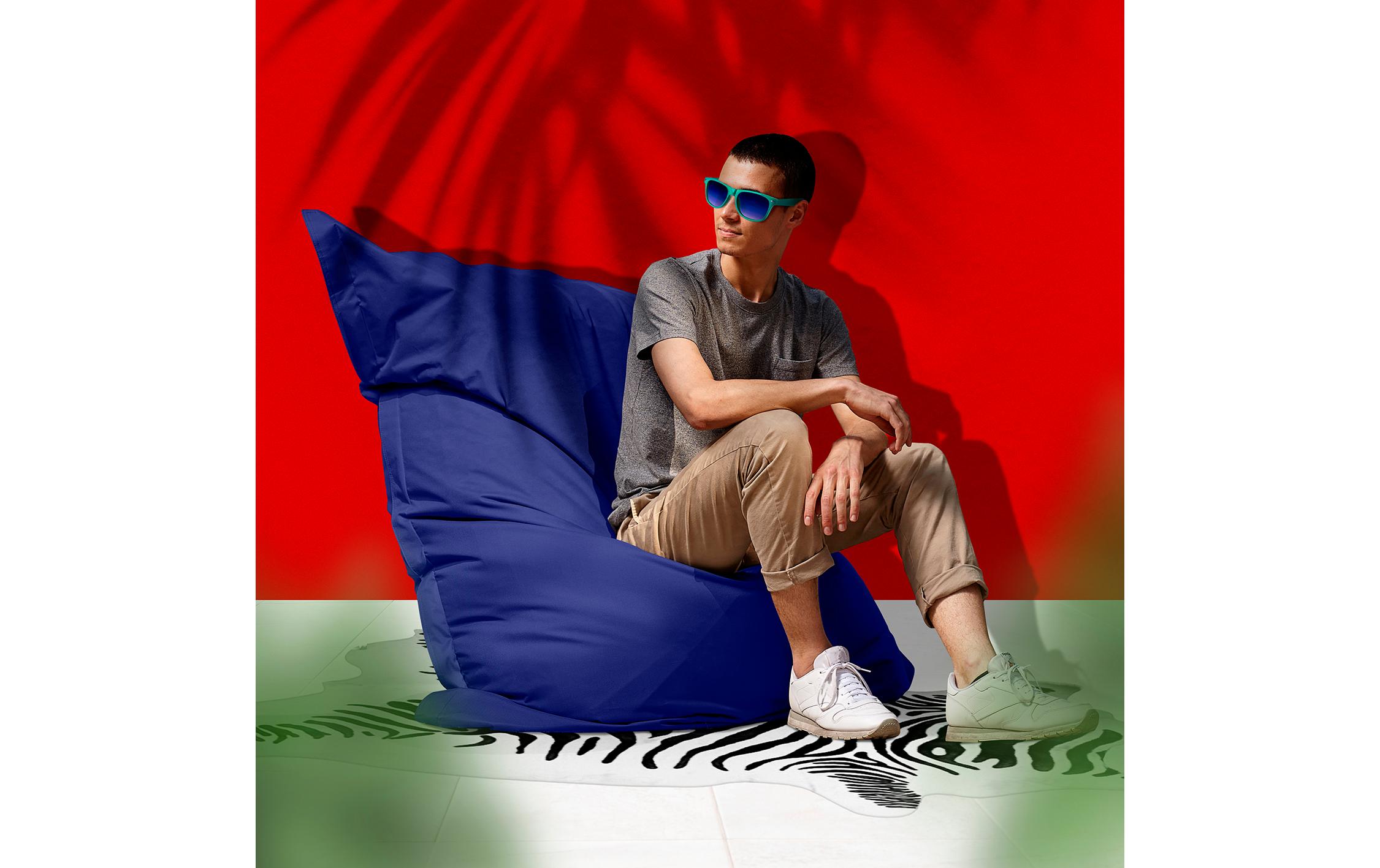 Lumaland Sitzsack Classic XXL 380 L, Nachtblau