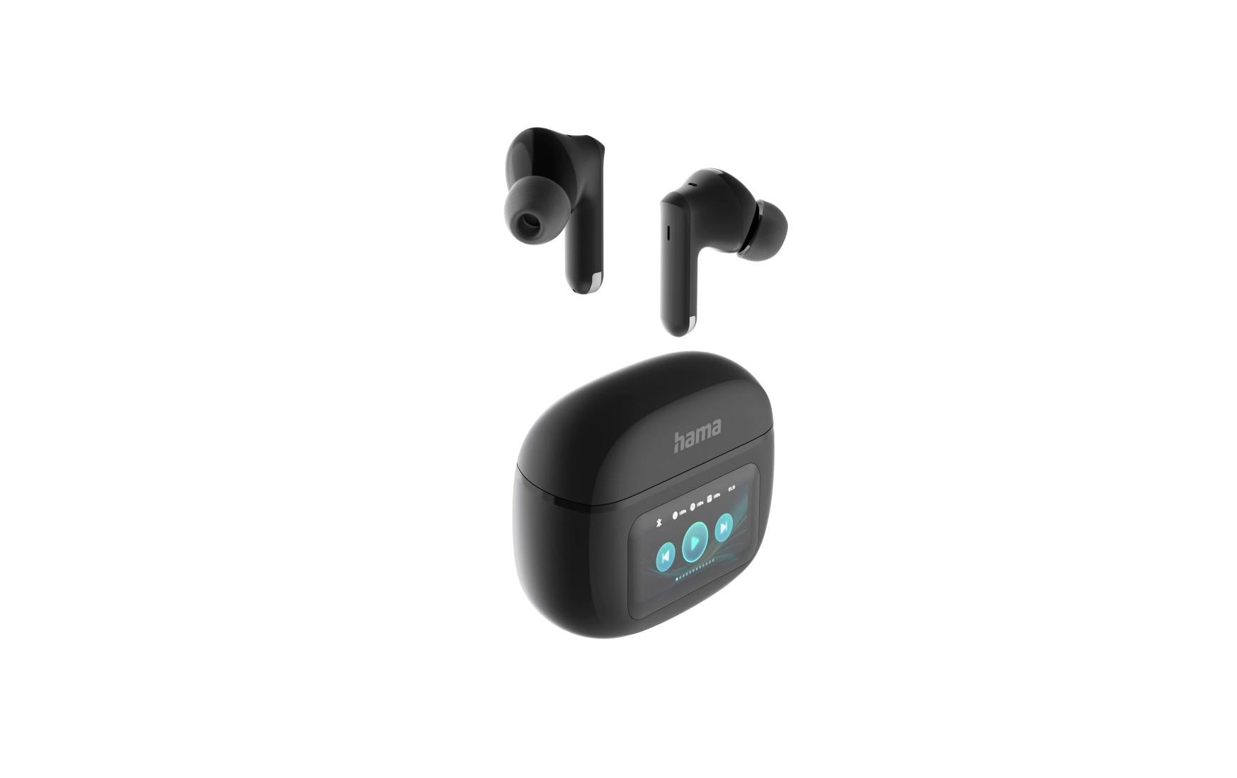 Hama In-Ear-Kopfhörer Spirit Touch ANC mit Display Schwarz