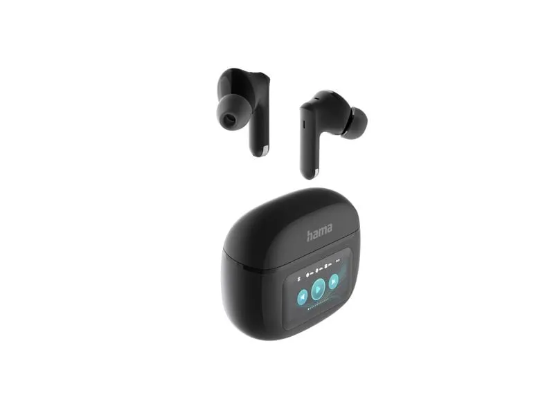 Hama In-Ear-Kopfhörer Spirit Touch ANC mit Display Schwarz Hama In-Ear-Kopfhörer Spirit Touch ANC mit Display Schwarz