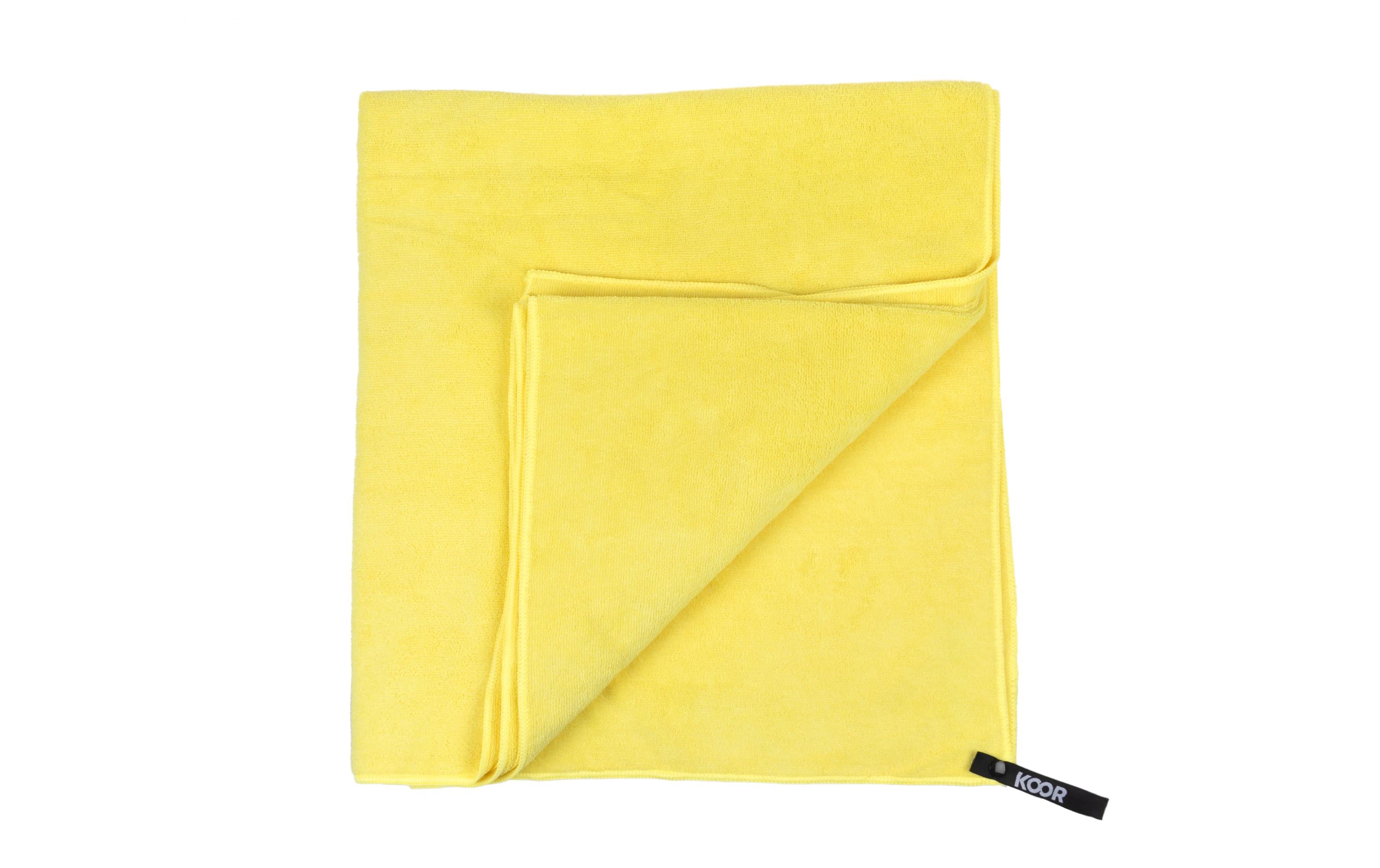 KOOR Handtuch Soft Giallo L, 70 x 130 cm