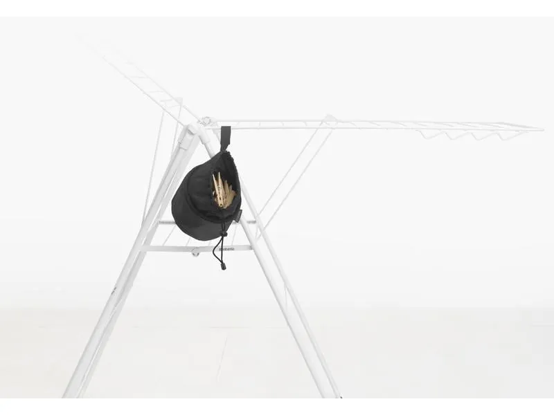 Brabantia Wäscheklammern-Beutel Schwarz, 1 Stück Brabantia Wäscheklammern-Beutel Schwarz, 1 Stück