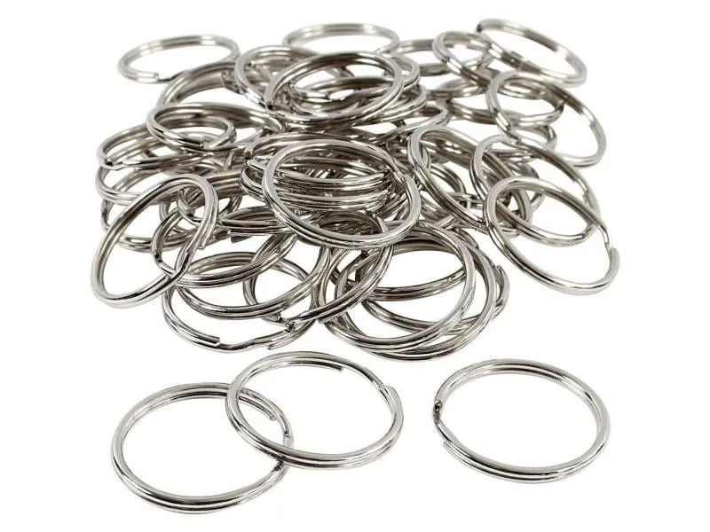 Creativ Company Spaltring 30 mm Metall, 80 Stück Creativ Company Spaltring 30 mm Metall, 80 Stück