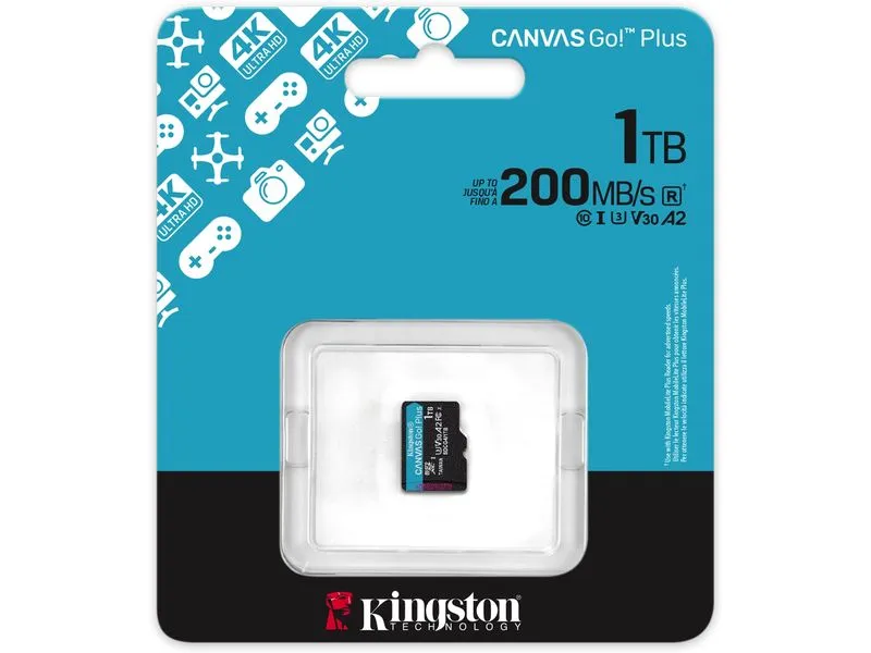 Kingston microSDXC-Karte Canvas Go! Plus 1000 GB, ohne Adapter