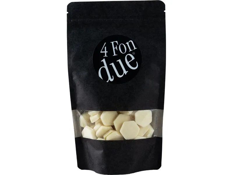 4Fondue Weisse Schokoladen-Couvertüre 150 g 4Fondue Weisse Schokoladen-Couvertüre 150 g