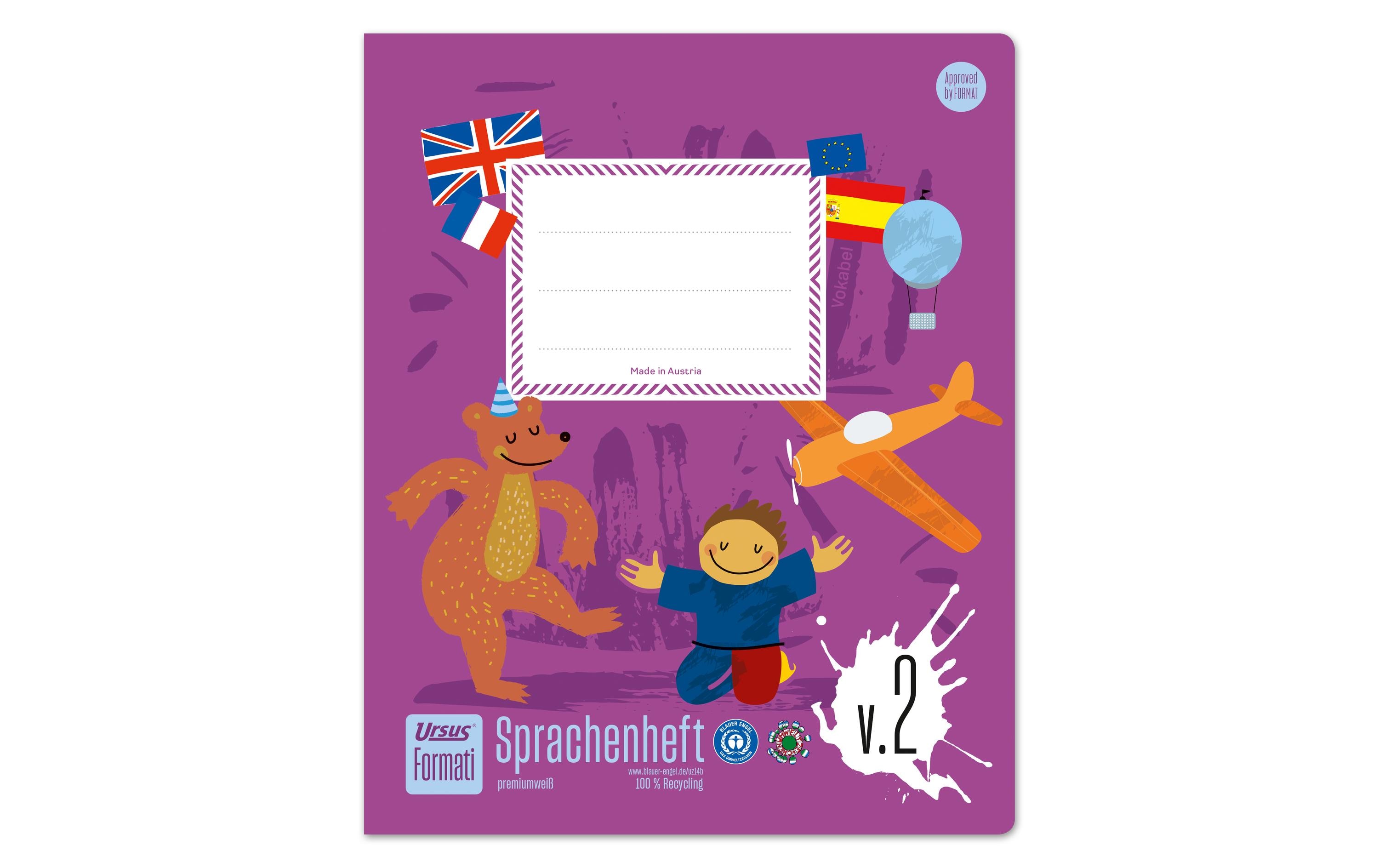 Formati V.2, 19.5 x 24 cm, Liniert, Mehrfarbig Formati V.2, 19.5 x 24 cm, Liniert, Mehrfarbig