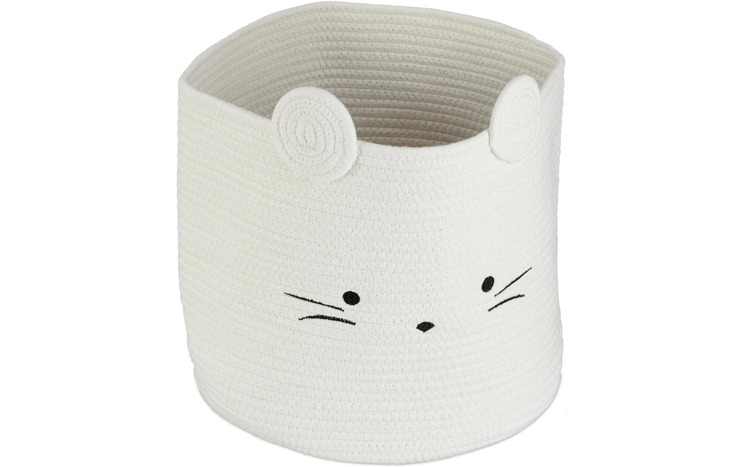 relaxdays Spielzeugkorb Maus relaxdays Spielzeugkorb Maus