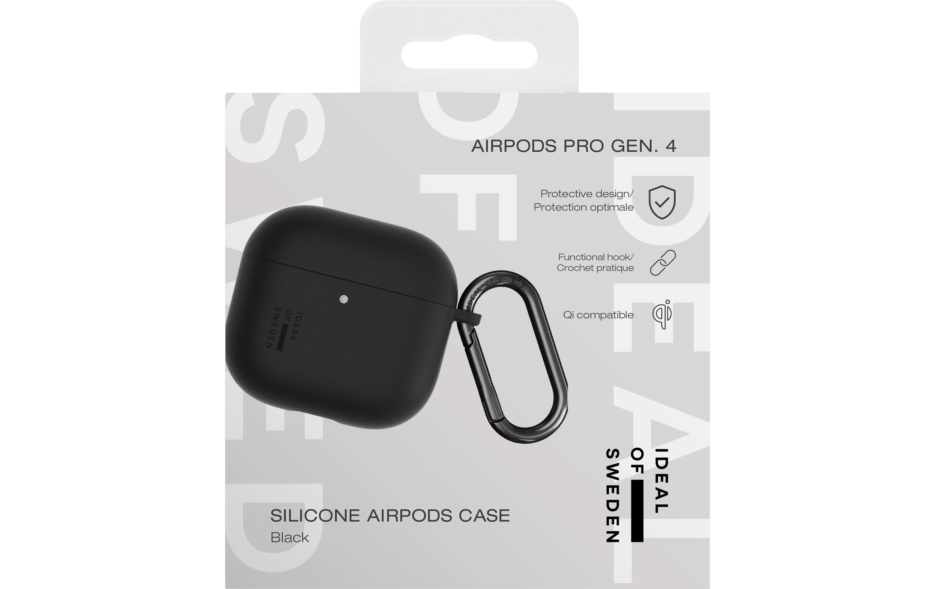 Ideal of Sweden Transportcase Silicone AirPods Schwarz