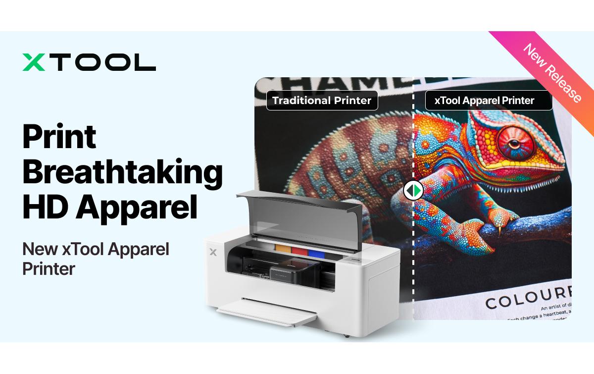 X-Tool xTool Textildrucker Stoffdrucker inkl. Ofen – Ready2Use