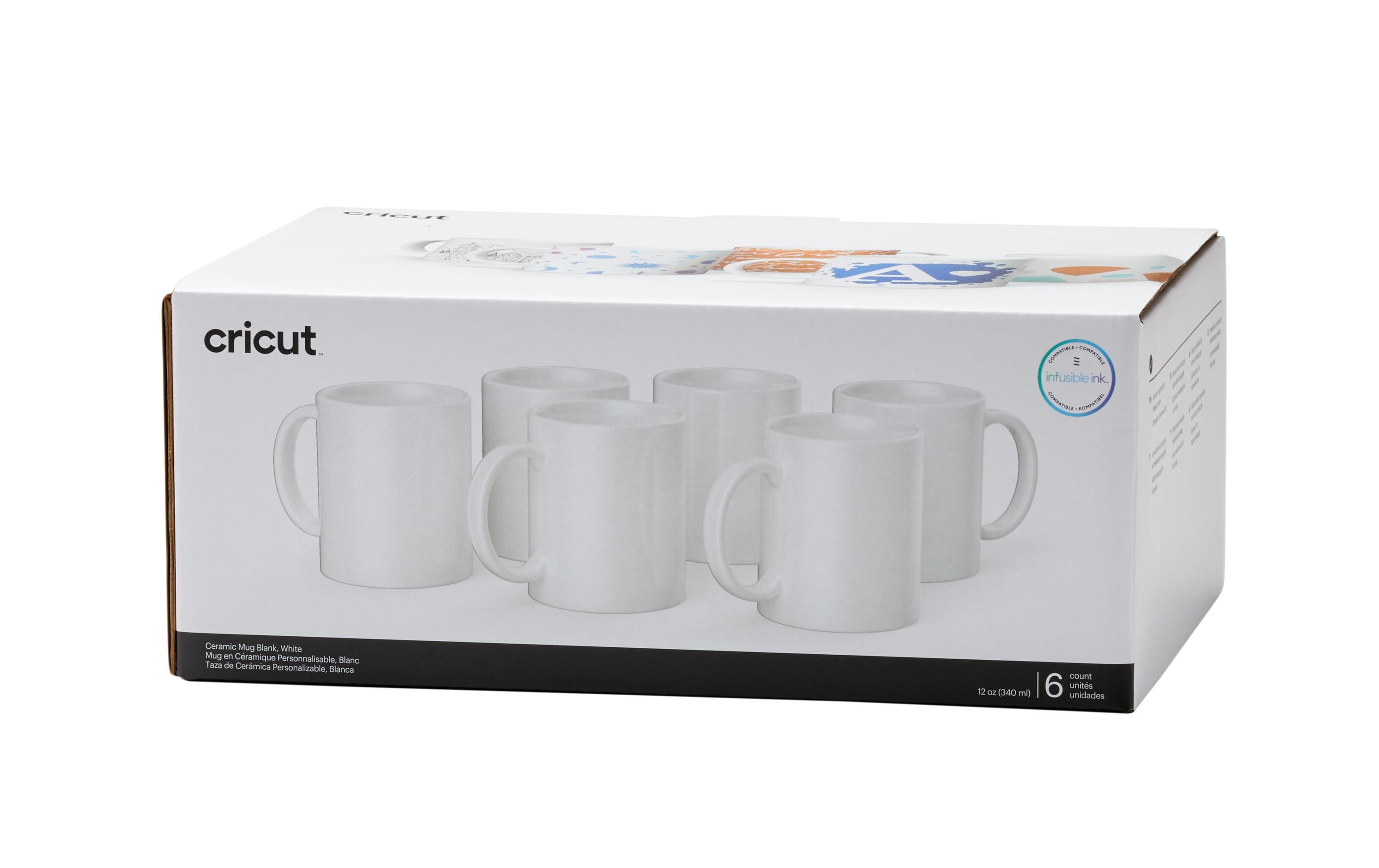 Cricut Tasse Infusible Ink / Mug Press 350 ml, 6 Stück