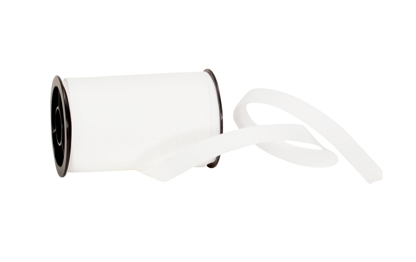 Spyk Geschenkband Poly Matt 10 mm x 20 m, Weiss