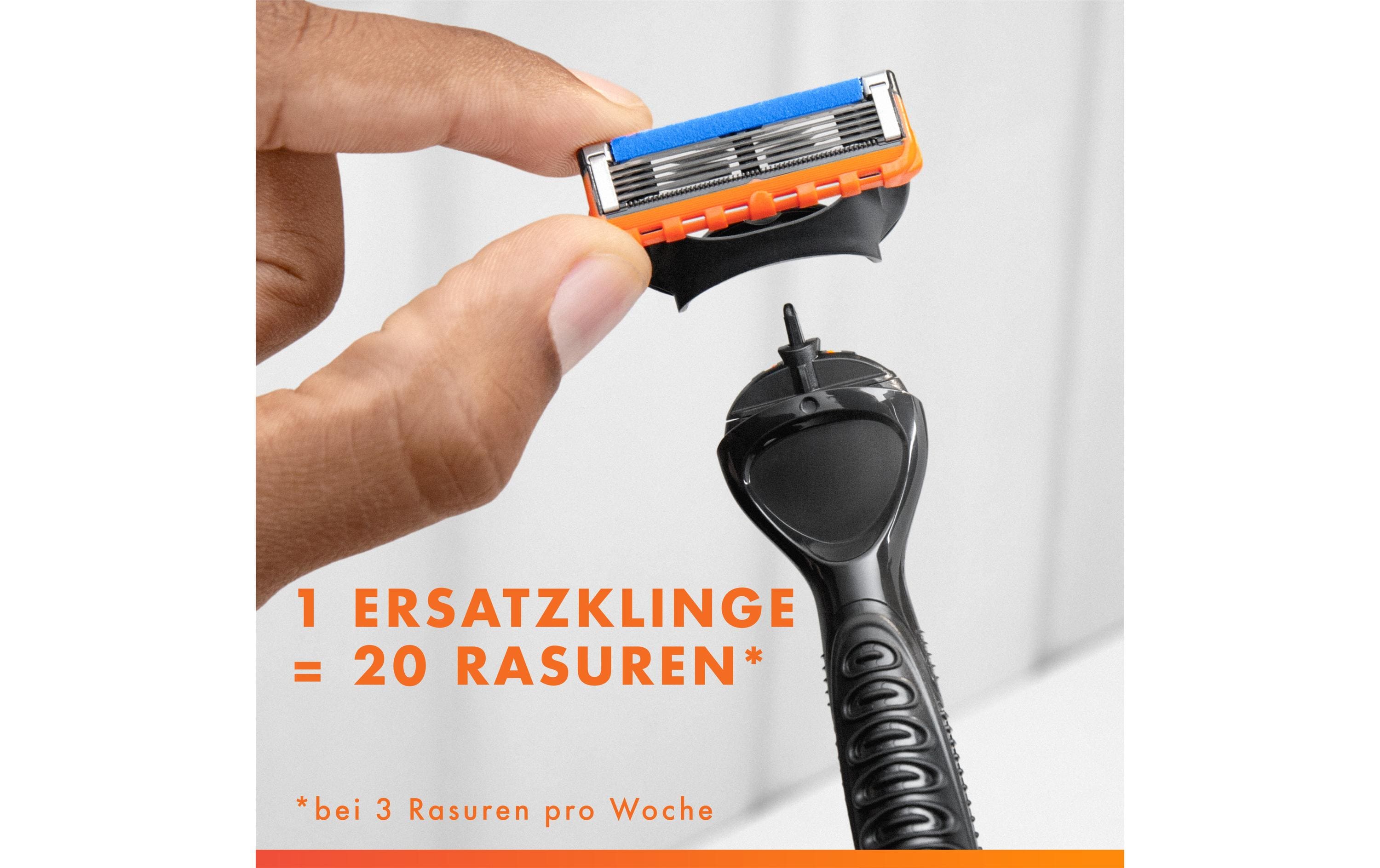 Gillette Herrenrasierer Gillette Fusion5 Power 12er + Handstück