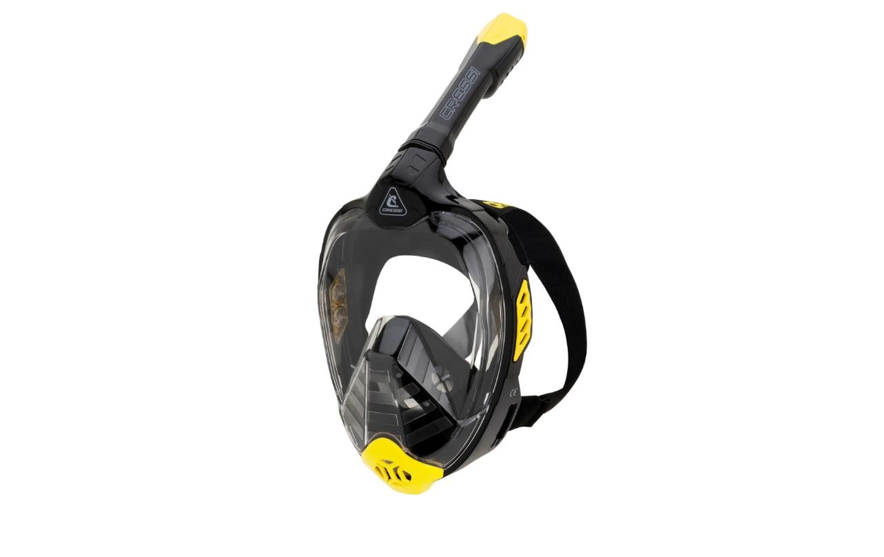 CRESSI Full Face Mask Bali Black/Yellow L/XL CRESSI Full Face Mask Bali Black/Yellow L/XL